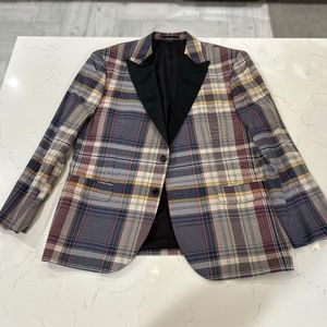 Ludlow Classic-fit dinner jacket in madras plaid